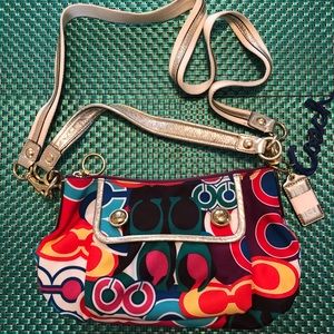 *SOLD* Brand new colorful Coach purse